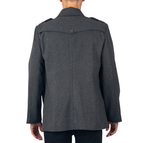 Alpine Swiss Jake Mens Wool Pea Coat Double Breasted Peacoat